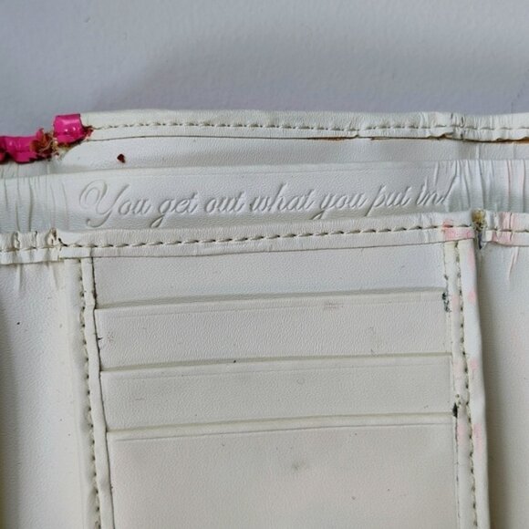 TED BAKER Pink Bow Small Tri Fold Wallet - Picture 9 of 11